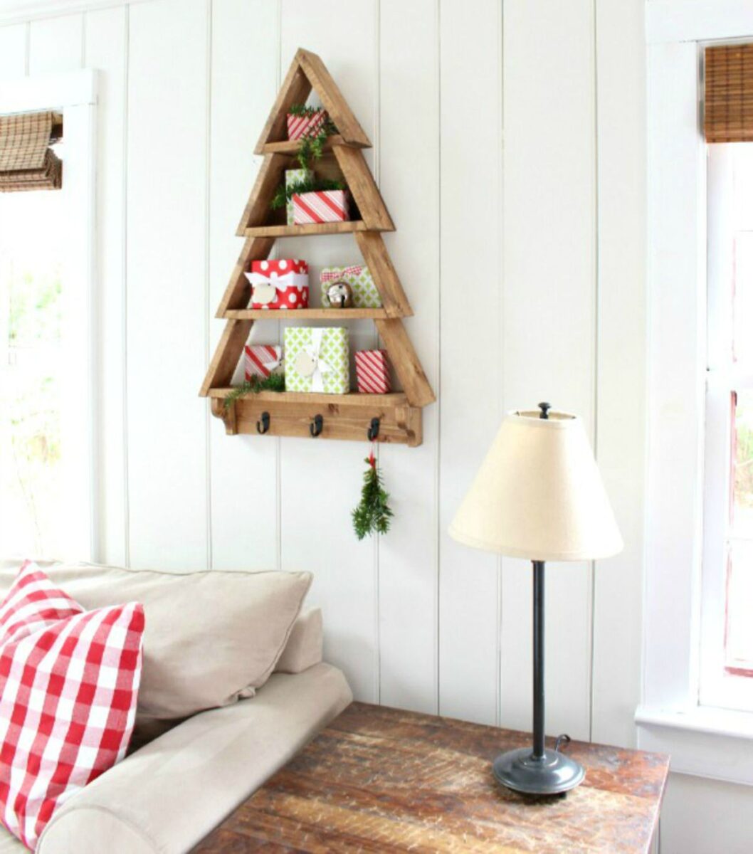 Creare un albero di Natale con il pallet 6