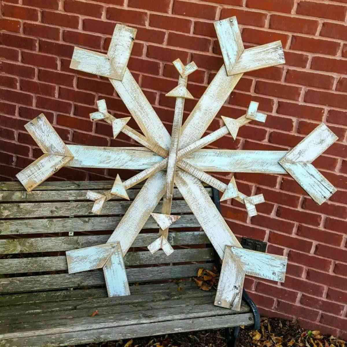 Riciclare il pallet per decorazioni natalizie 8