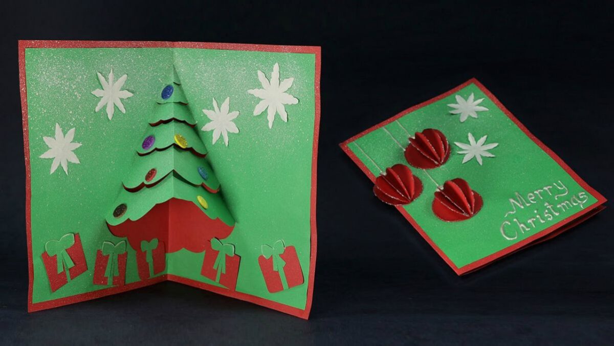 Biglietti per Natale fai da te 3
