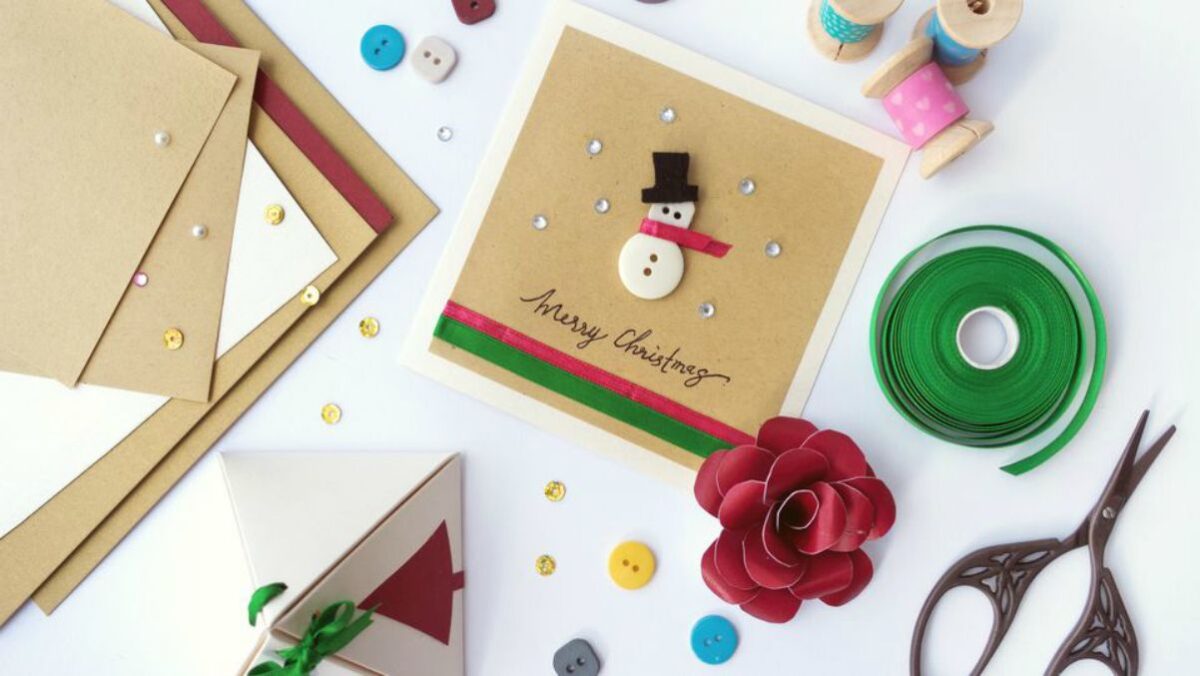 Biglietti per Natale fai da te 6