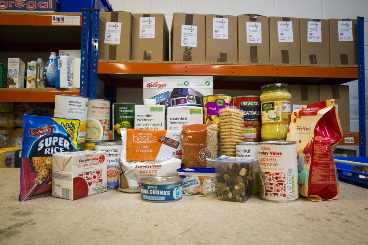 Contents of a Foodbank Food Parcel &#8211; Salisbury Foodbank