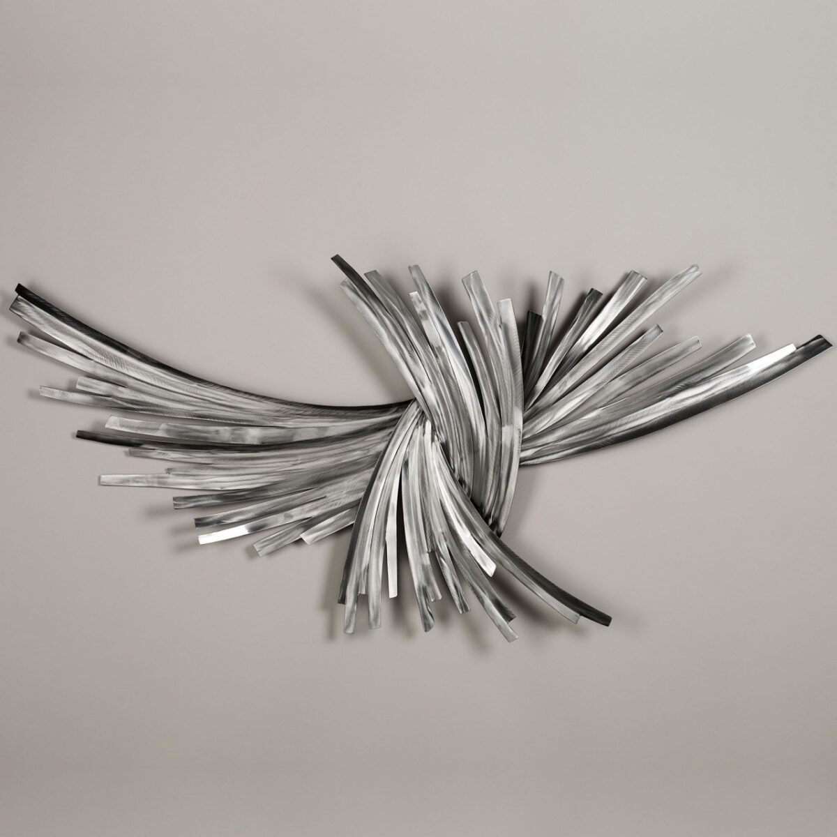 outdoor metal wall art decor sculptures – Infinity Silver Metal Wall Sculpture 壁饰