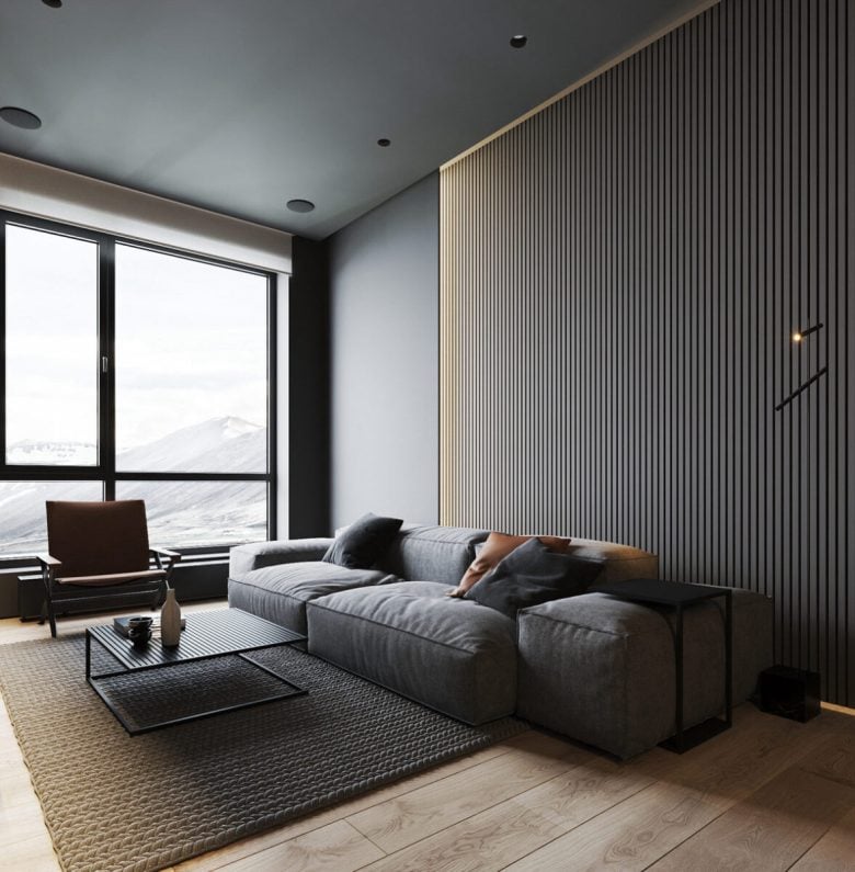 Grigio antracite per l'arredamento: un colore che sprigiona eleganza