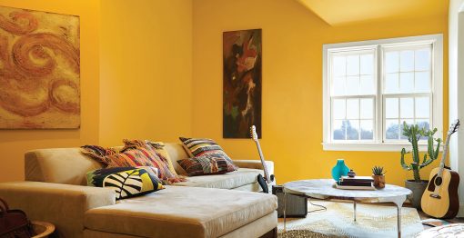Color ambra: ispirazioni per pareti casa tra moderno e vintage
