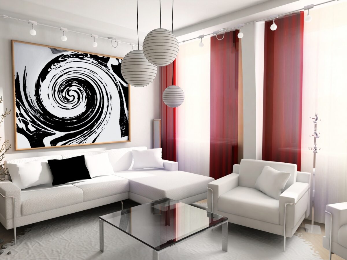 10 idee e foto di bianco per il soggiorno