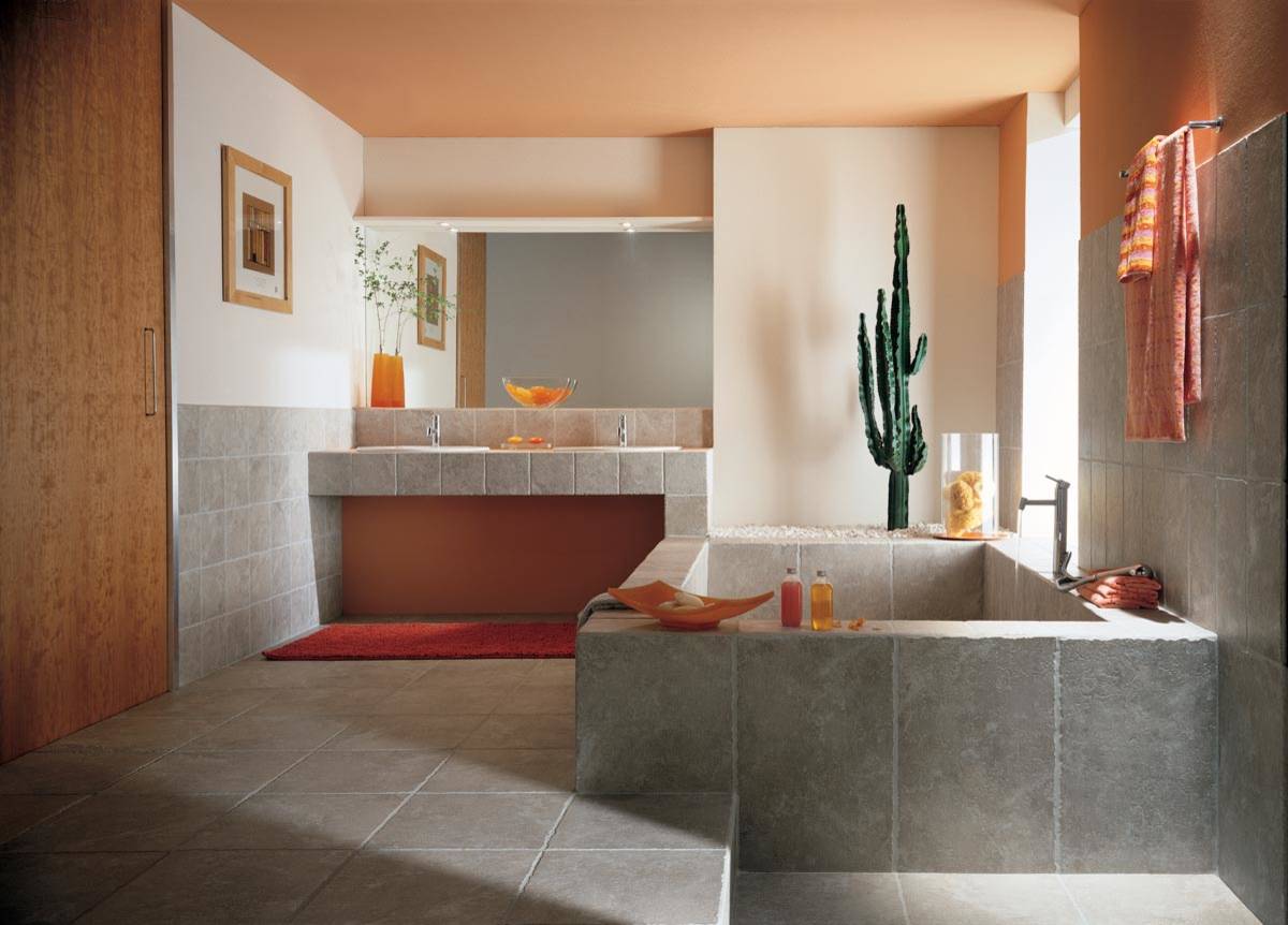10 idee e foto di color salmone per il bagno
