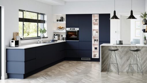 Blu per la cucina: 10 idee e foto originali