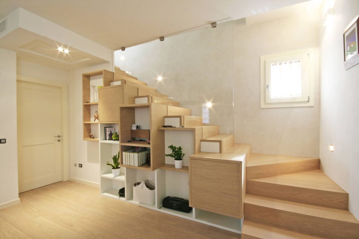 idee pittura parete scala interna