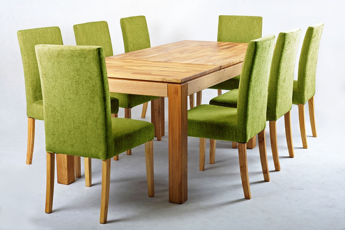 sedie color verde imbottite
