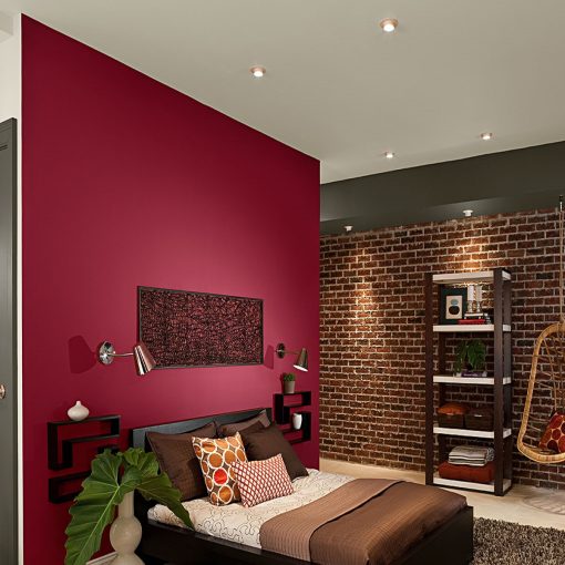 10 tonalità di rosso per le pareti di casa: idee e foto