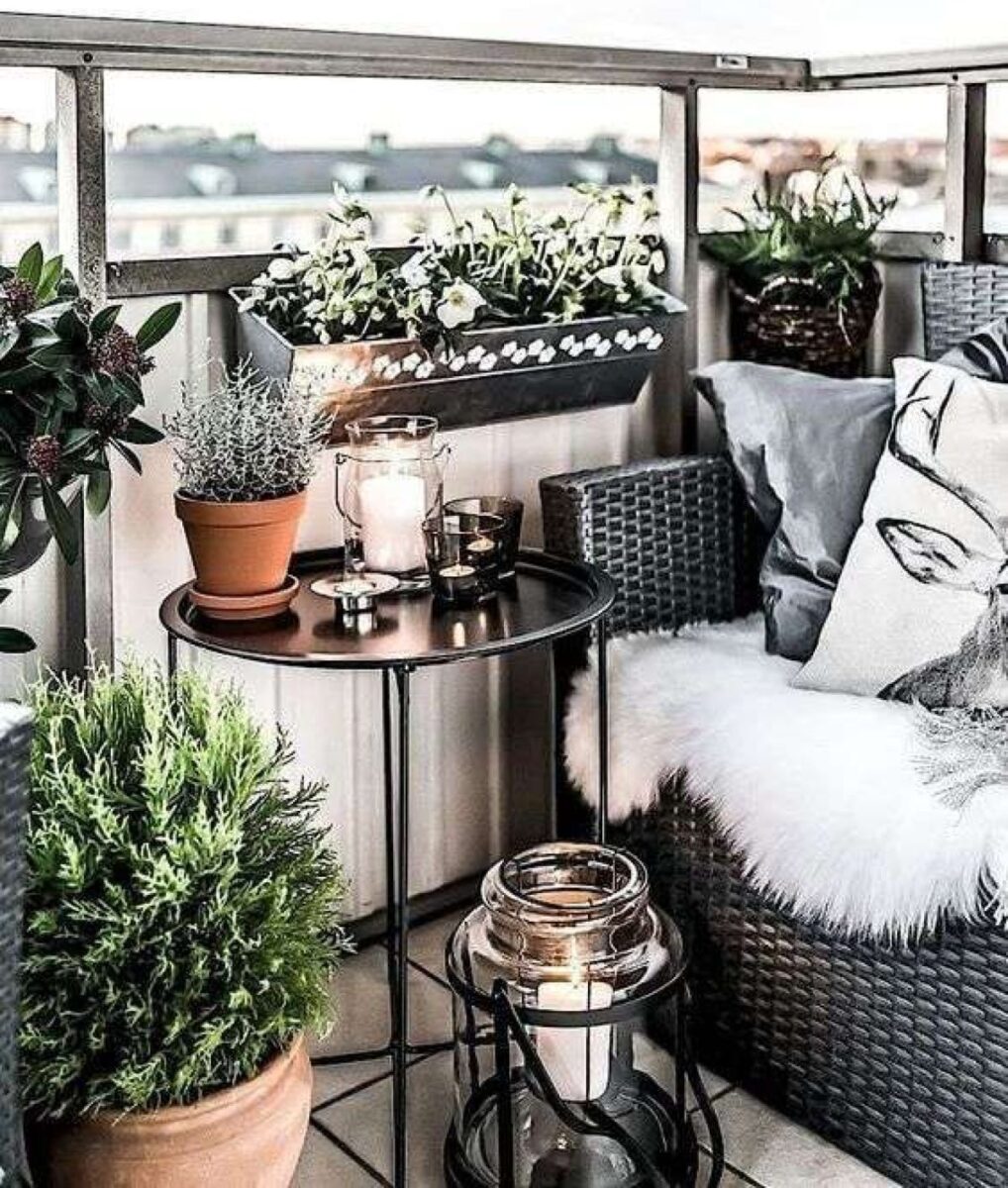 10 idee e foto per abbellire il terrazzo in inverno 8