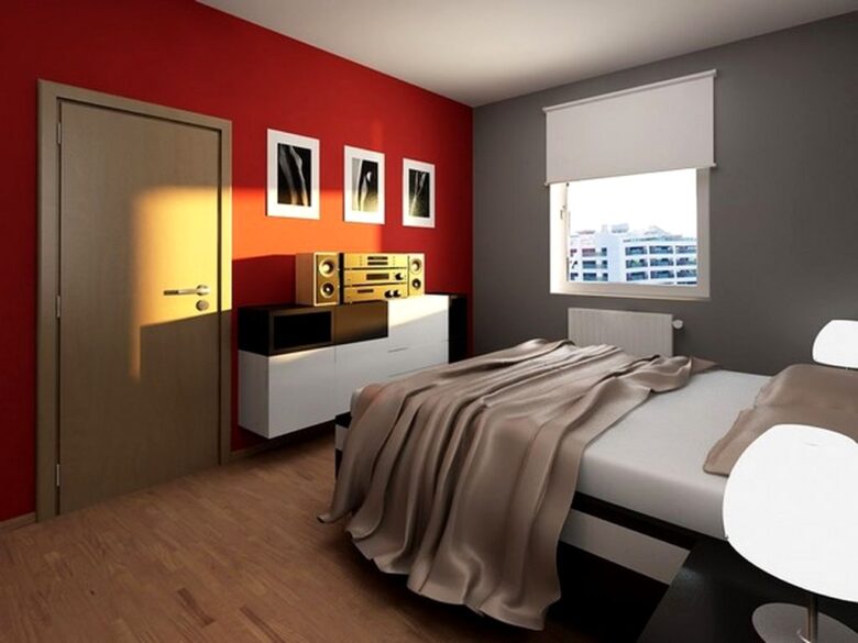 Camera da letto pareti color porpora: 10 idee e foto