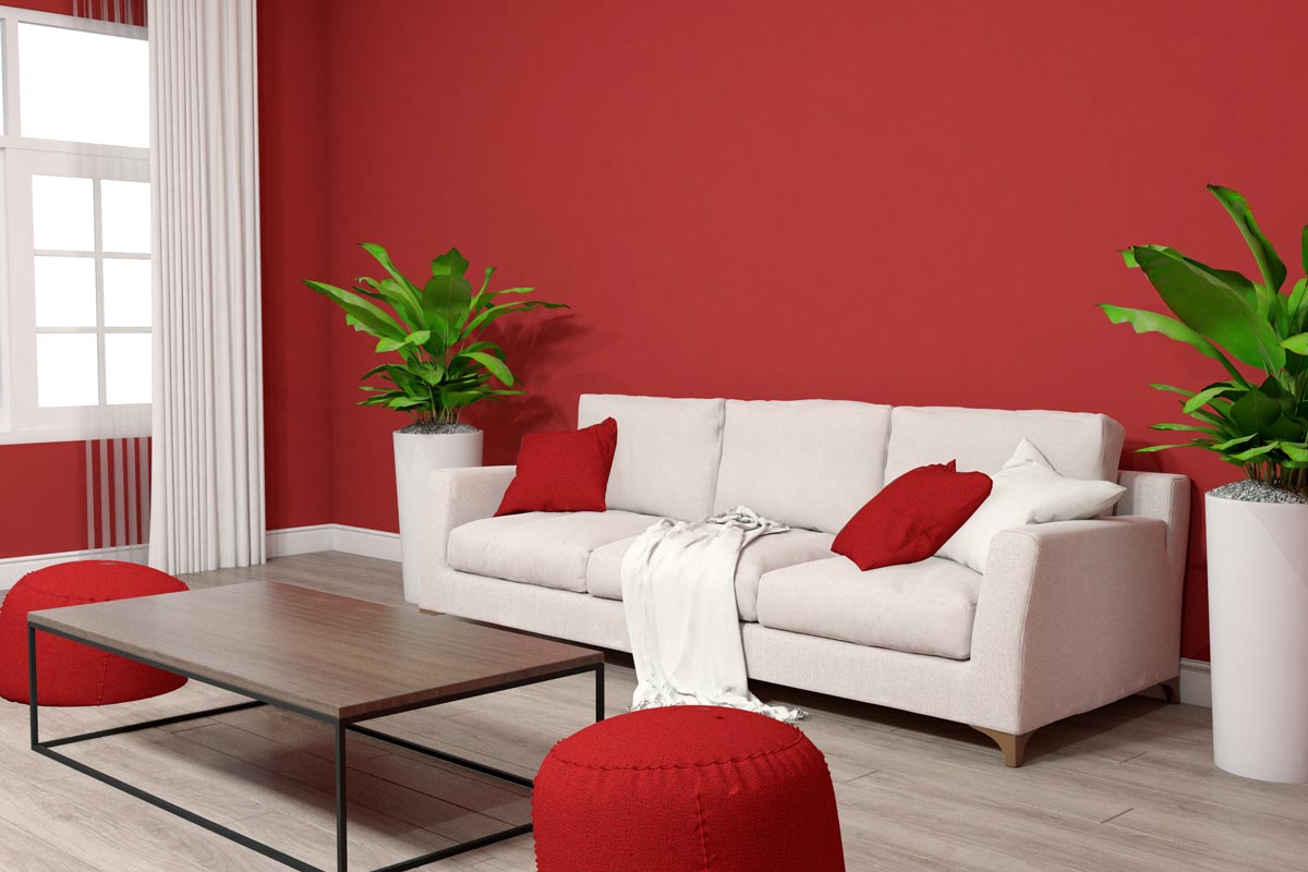 Soggiorno pareti color porpora: 10 idee e foto