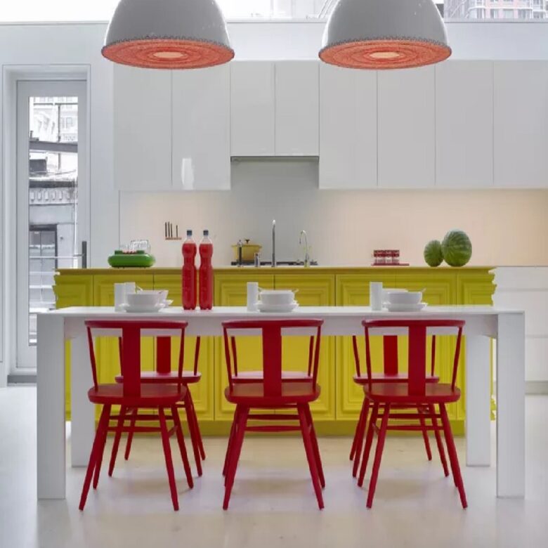 Abbinamenti migliori con il giallo in cucina: 10 idee e foto