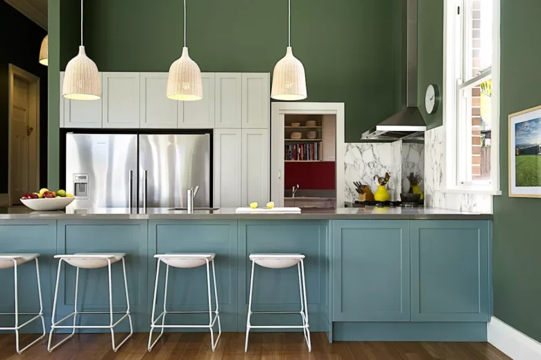 Cucina pareti color giada: 10 idee e foto