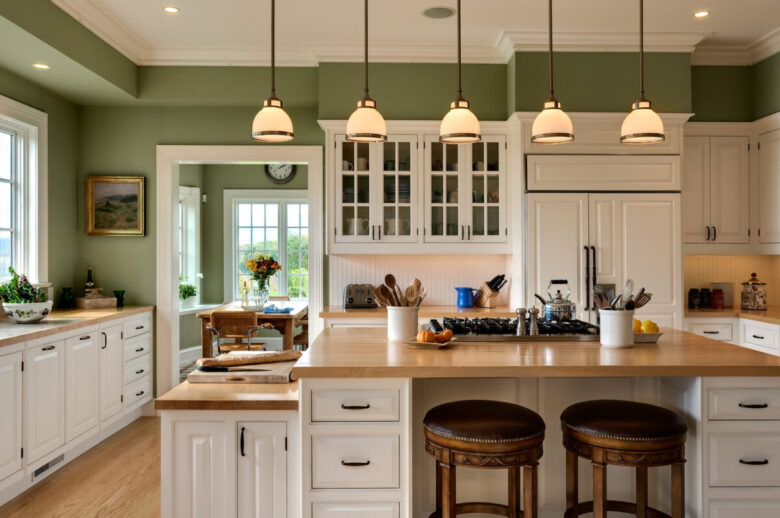 Cucina pareti color giada: 10 idee e foto