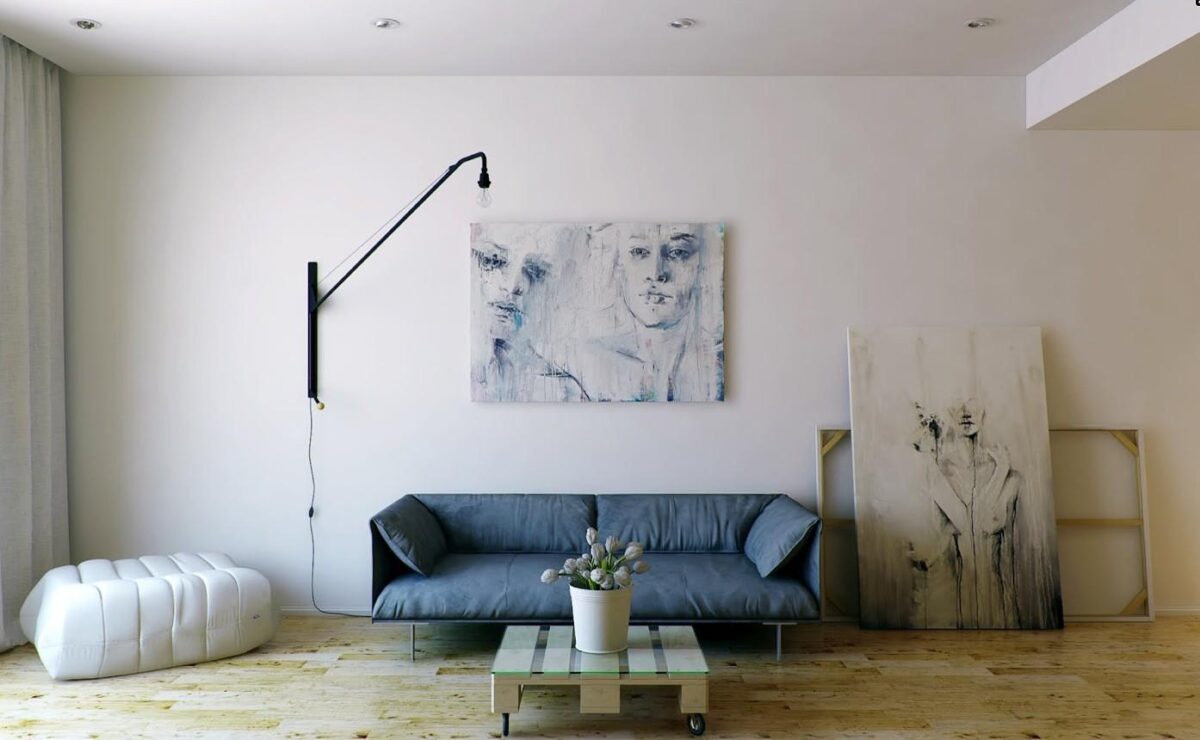 tavolino basso con le ruote idea stile minimal