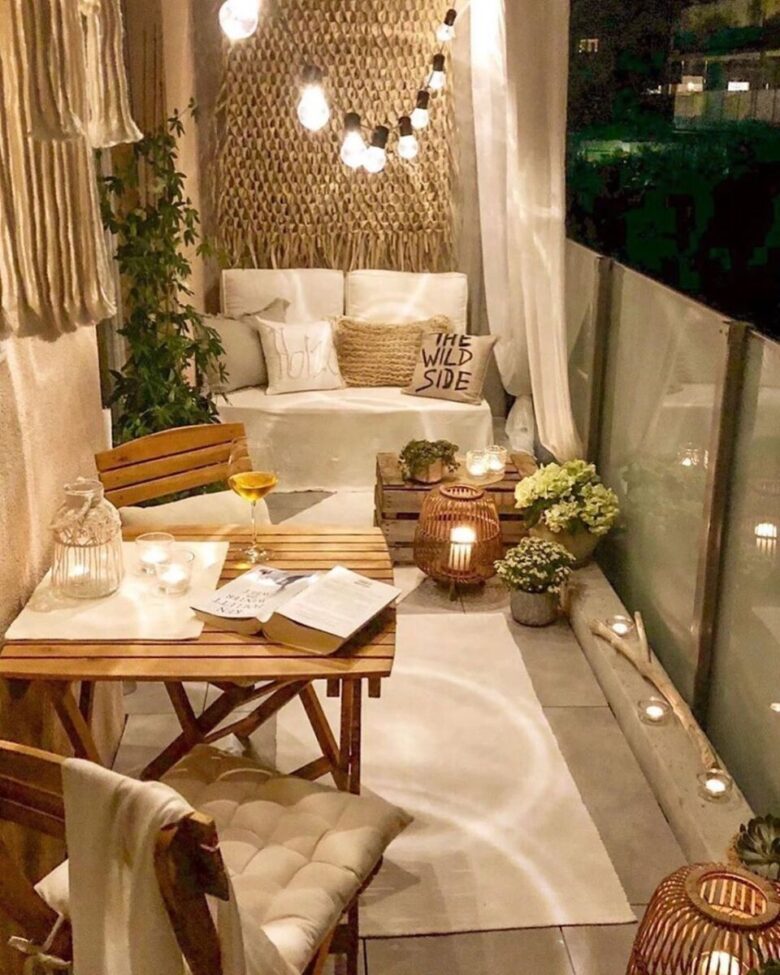 6 modi per sfruttare il terrazzo e il balcone in inverno