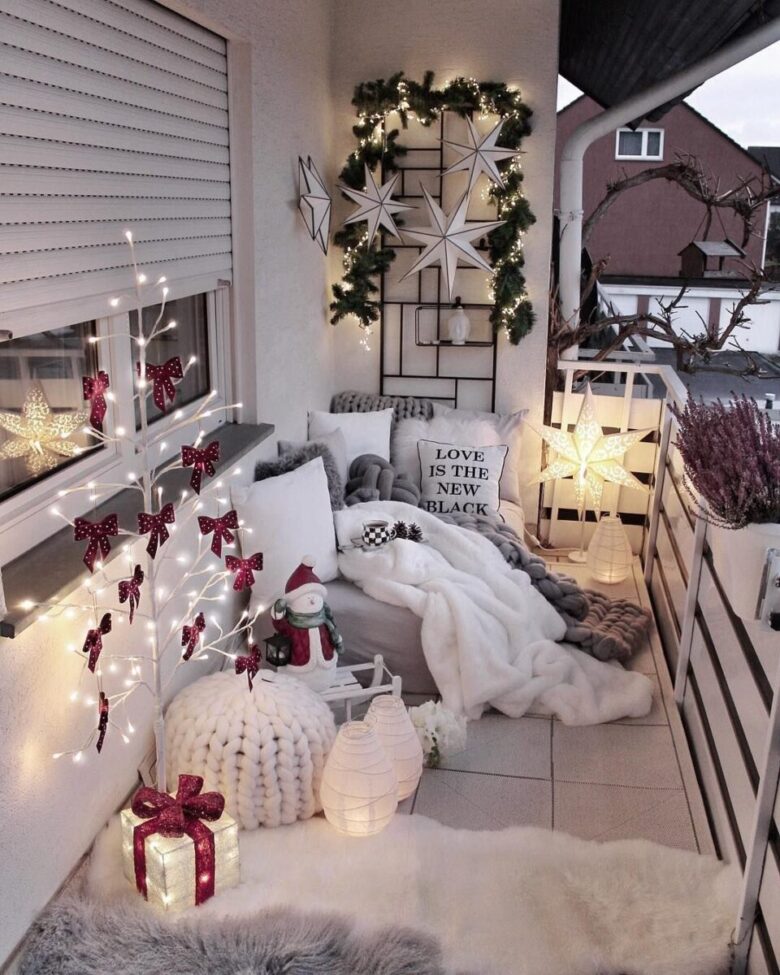 6 modi per sfruttare il terrazzo e il balcone in inverno