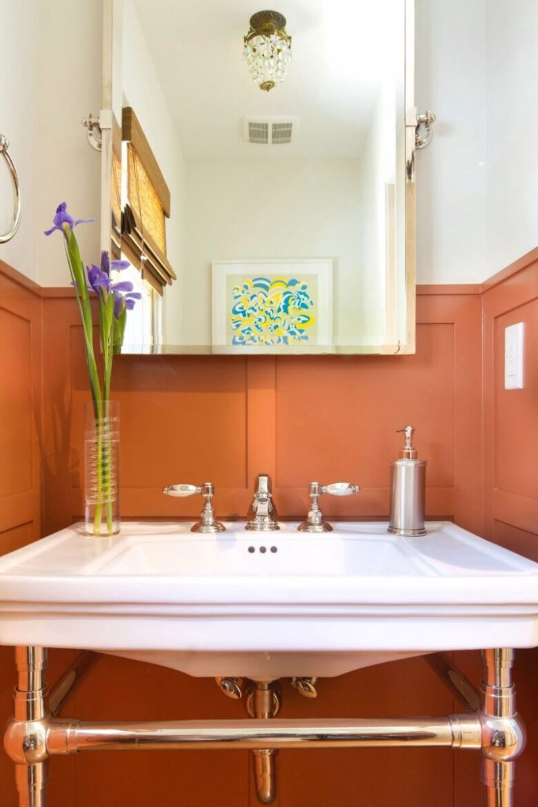 Bagno pareti color conchiglia: 10 idee e foto