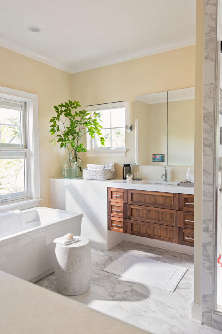 Bagno pareti color conchiglia: 10 idee e foto