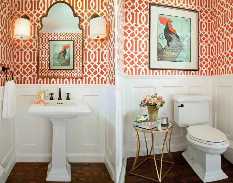 Bagno pareti color conchiglia: 10 idee e foto