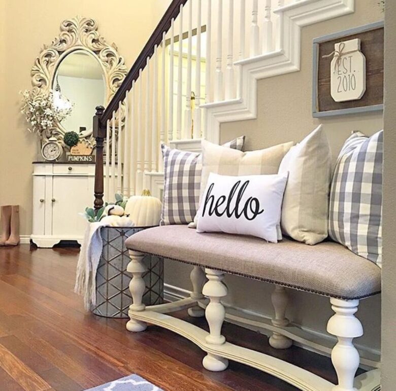 Decorare ingresso casa per l&#8217;inverno, 10 idee e foto