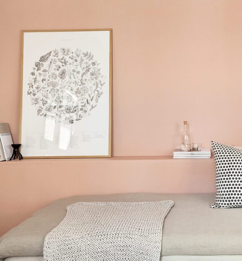 Camera da letto pareti color conchiglia: 10 idee e foto