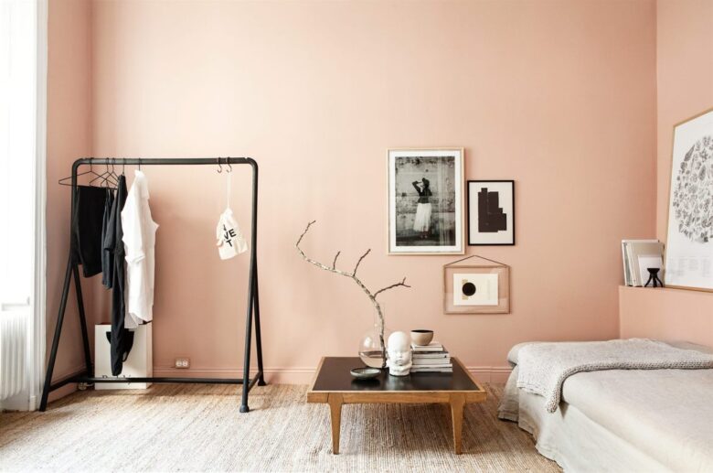 Camera da letto pareti color conchiglia: 10 idee e foto