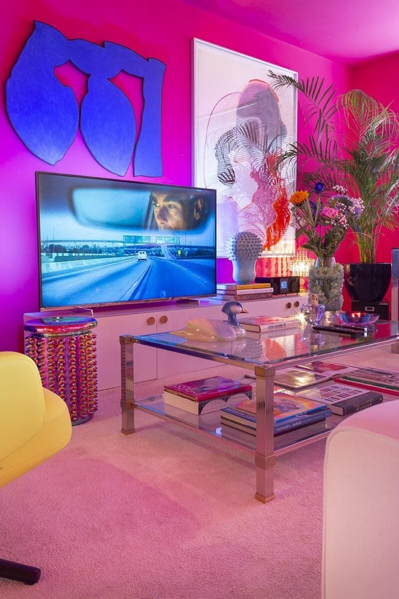 10 idee e foto di fucsia per il soggiorno