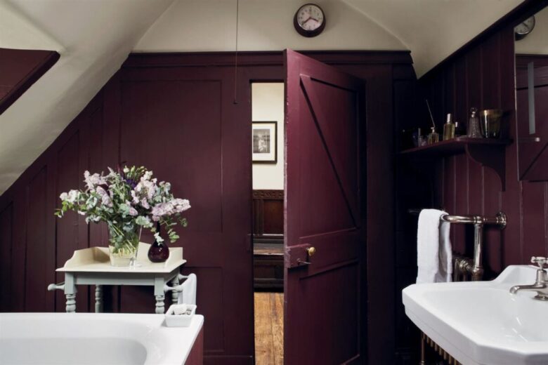 Bagno pareti color melanzana: 10 idee e foto