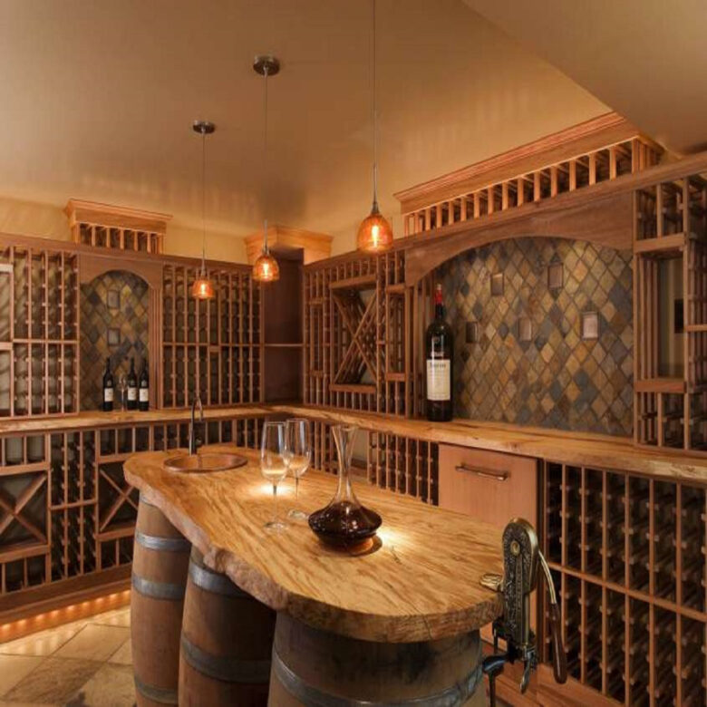 10 idee e foto per arredare cantina in stile
