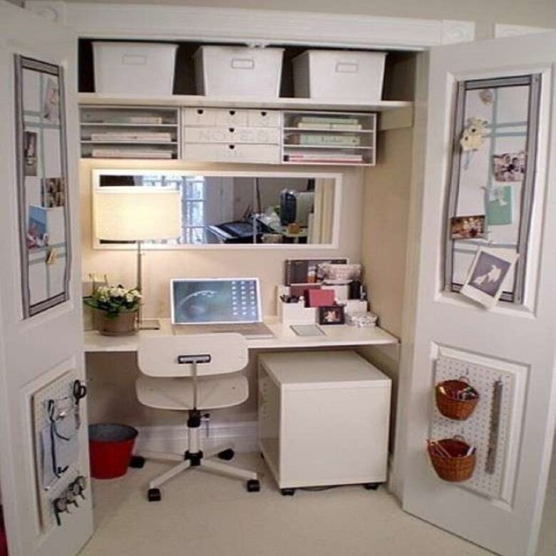 Progetto di cucina/ufficio in casa: 10 idee e foto