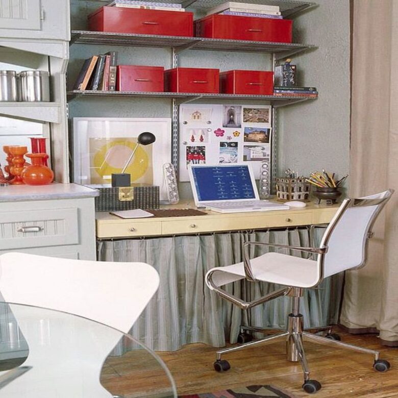 Progetto di cucina/ufficio in casa: 10 idee e foto