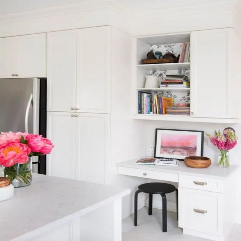 Progetto di cucina/ufficio in casa: 10 idee e foto