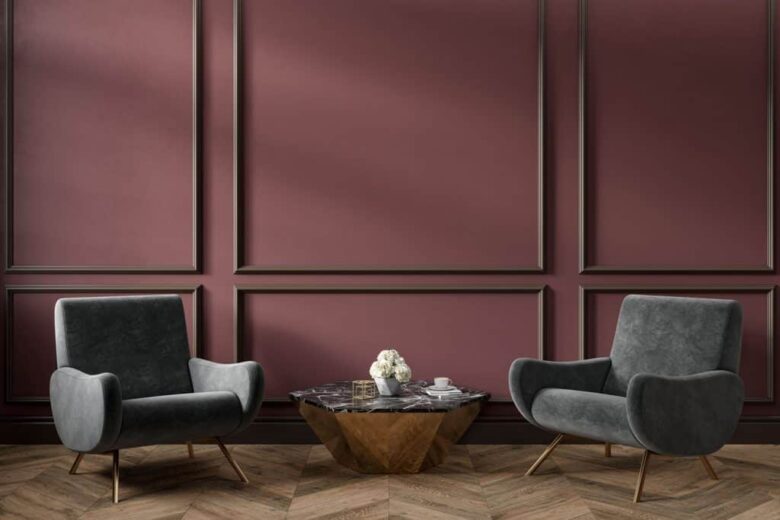 Pareti color amaranto soggiorno: 10 idee e foto
