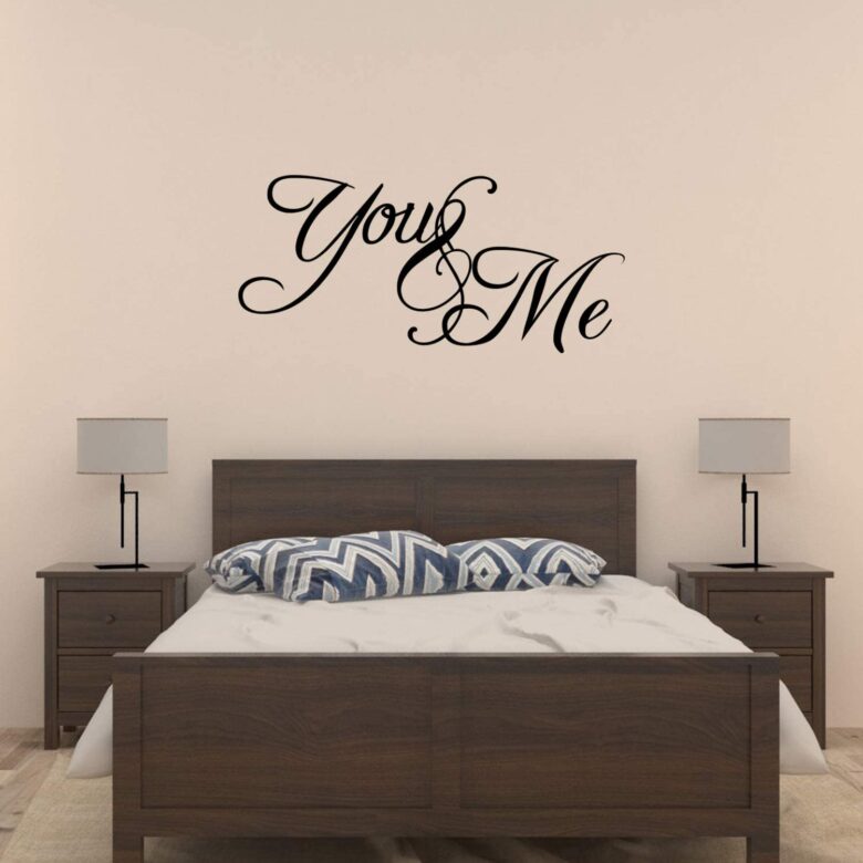 Stickers murali per la camera da letto: 9 idee efficaci