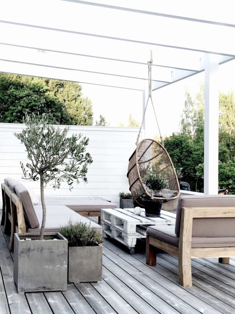 Terrazzo stile scandinavo: 7 idee e foto