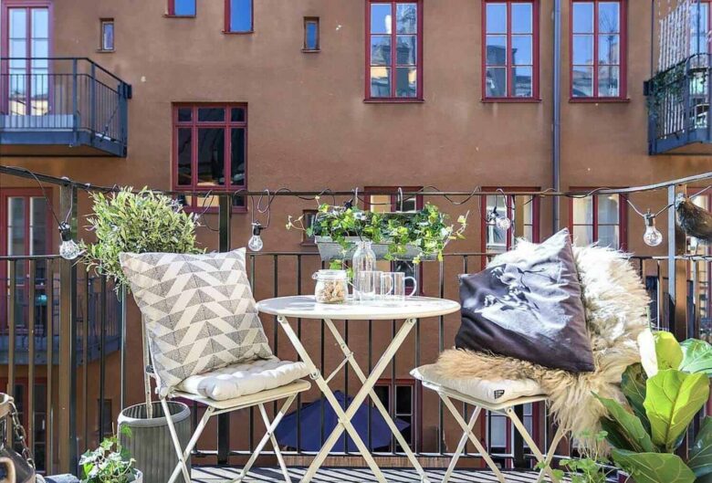 Terrazzo stile scandinavo: 7 idee e foto