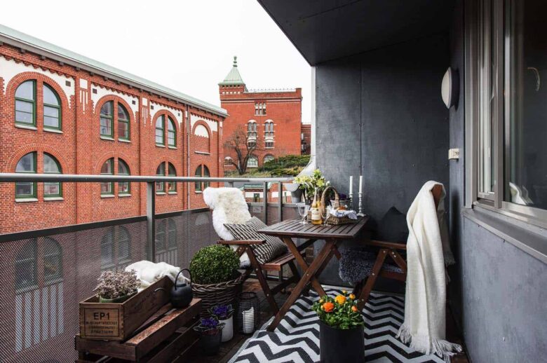 Terrazzo stile scandinavo: 7 idee e foto