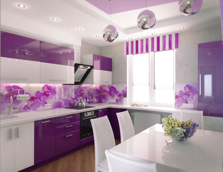 Pareti cucina color ametista: 10 idee e foto