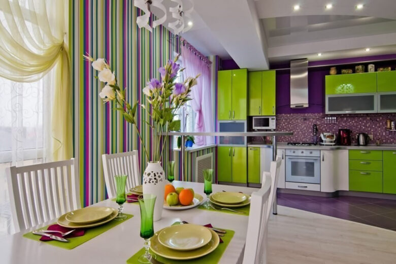 Pareti cucina color ametista: 10 idee e foto