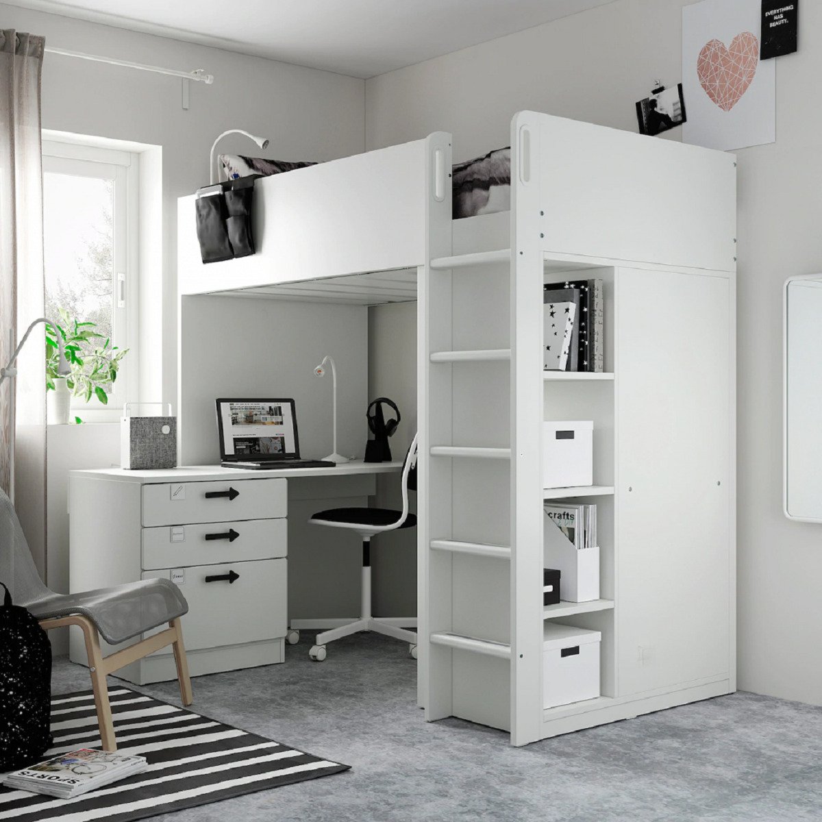 Letto a soppalco: 5 idee, foto e consigli