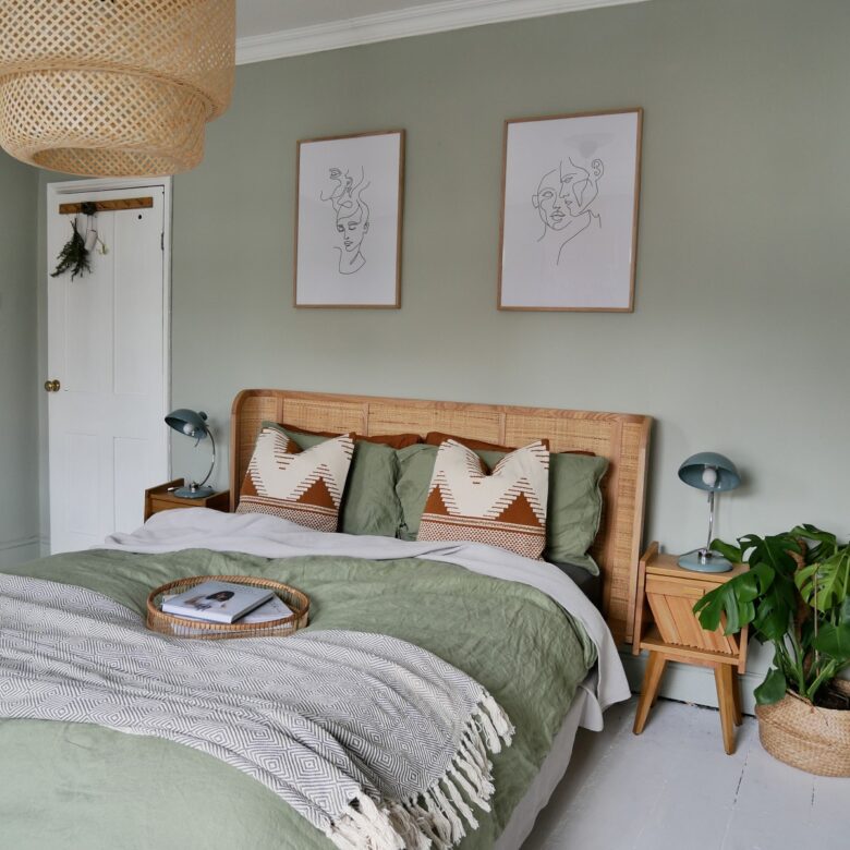 Pareti camera da letto color celadon: 10 nuove idee di impatto