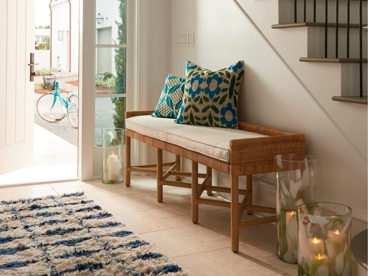 Panchina in rattan: idee, foto e consigli