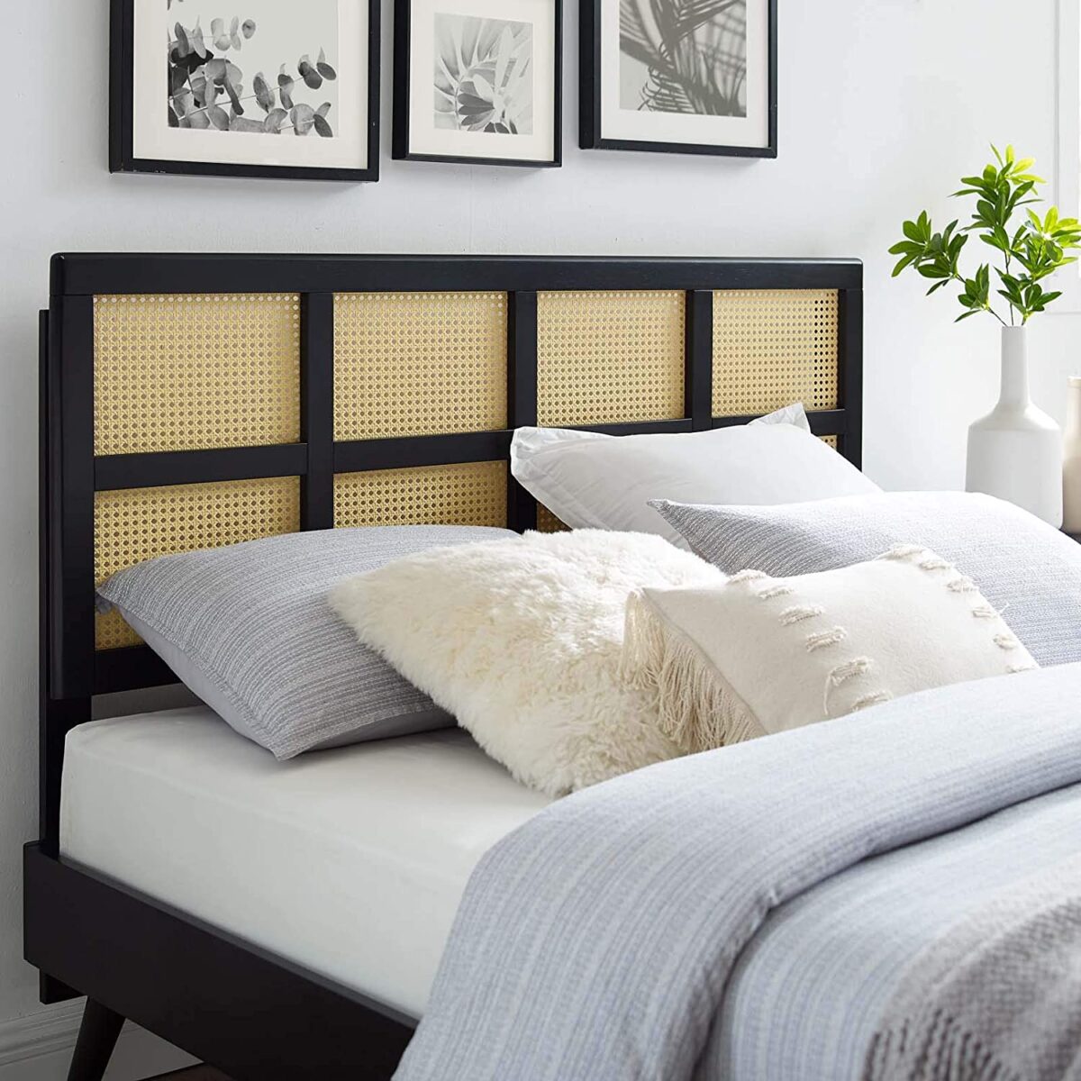 testiera letto rattan arredo casa