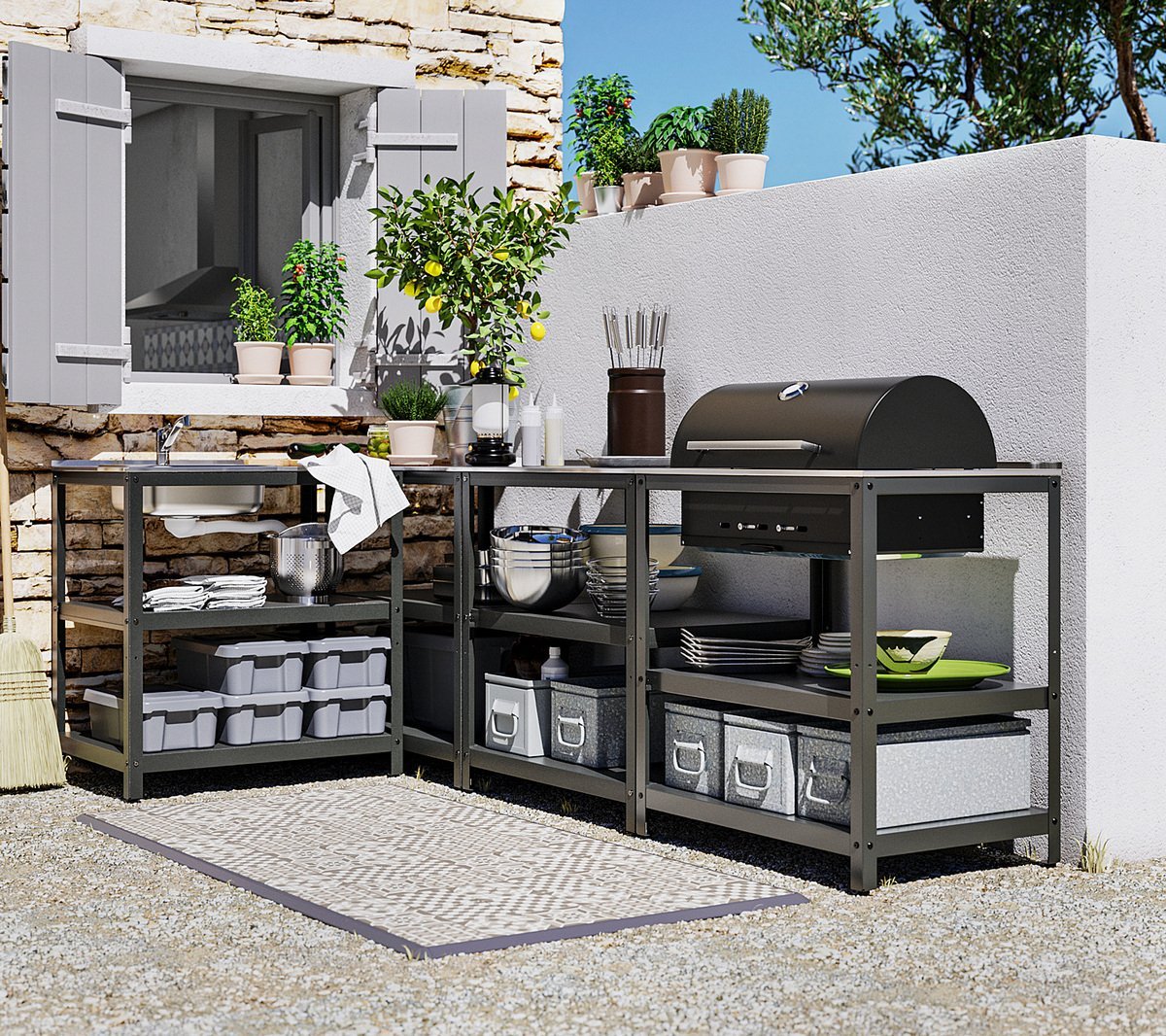 IKEA Cucine da esterno e barbecue: 5 utili idee