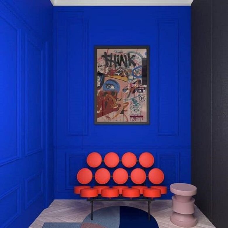 Klein Blue Wall Color: 10 Ideas and Pictures