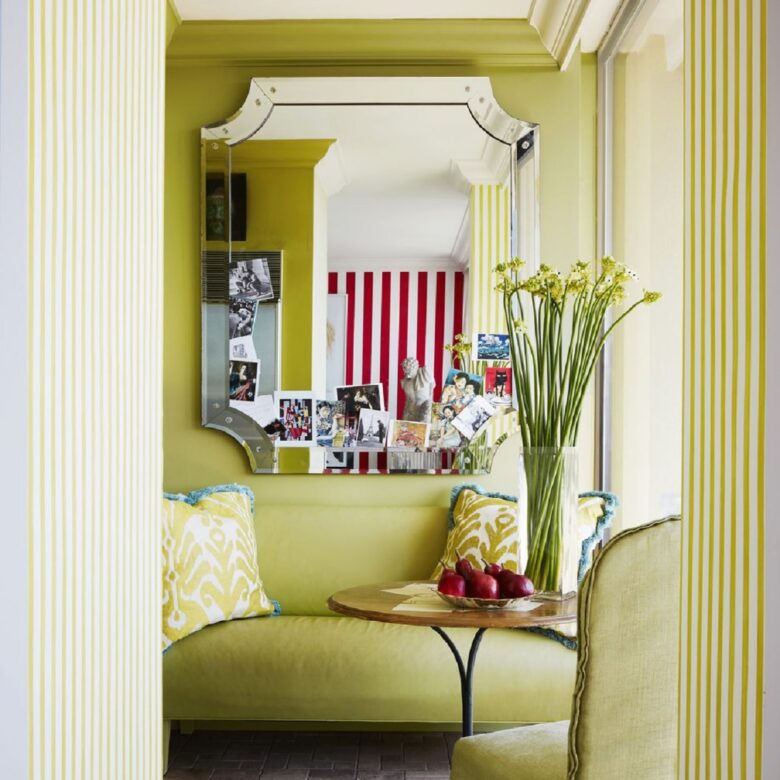 Pareti color Chartreuse: 8 nuovissime idee e foto