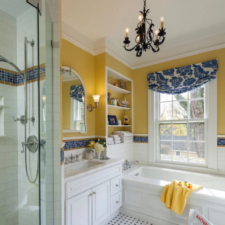 Bagno pareti color ambra: 10 idee e foto